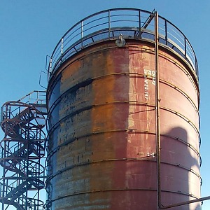 Монтаж резервуара для битума РБТ-В объемом 980 куб.м